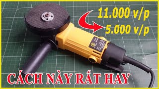 Adjusting or Reducing Angle Grinder Cutting Speed ​​Is Extremely Simple | 220V Speed ​​Governor