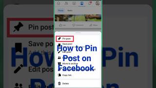 how to pin Post on Facebook profile | Facebook pin Post on profile | howto tech