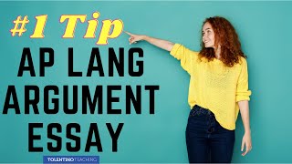 Improve Your AP Lang Argument Essay: Activity for Students