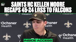 Saints HC Kellen Moore on slow starts, run defense and more in loss to Falcons News