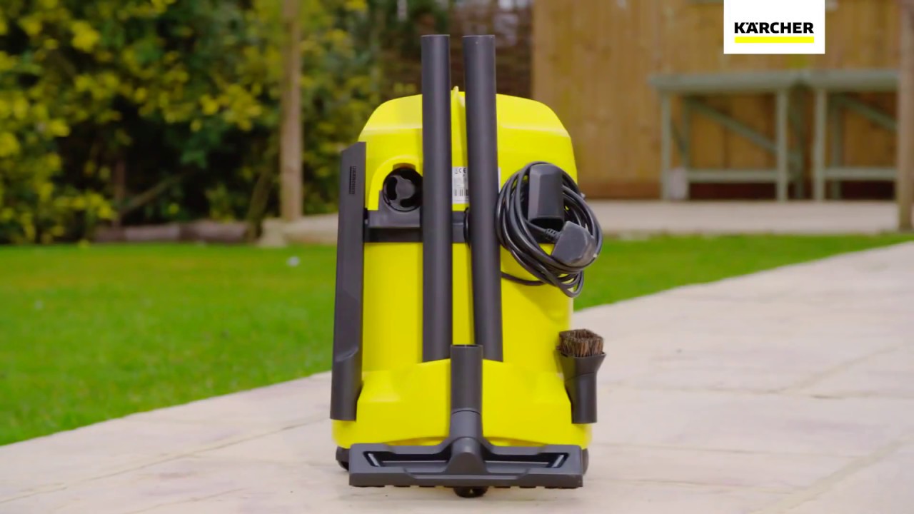 Karcher WD 3 Wet And Dry Vacuum Cleaner - YouTube