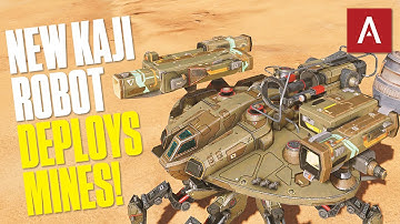 New Kaji Robot Deploys Mines + Ultimate Lancelot On The War Robots Test Server WR Gameplay