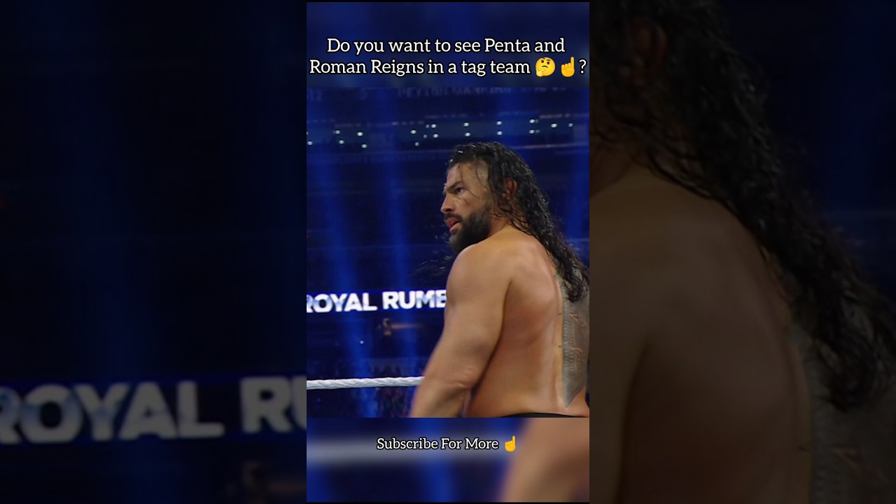 Roman Reigns and Penta Team Up at Royal Rumble 🔥☝ 