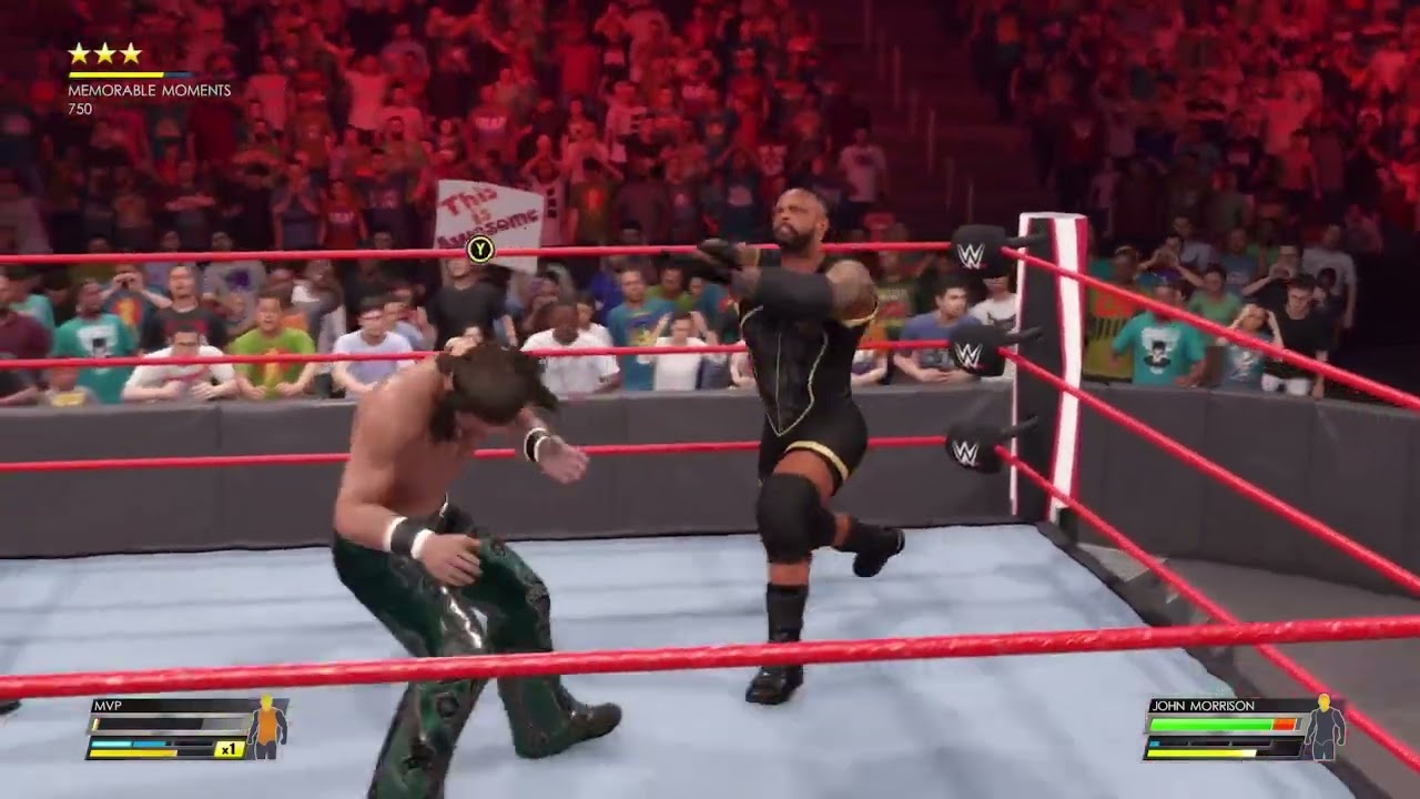 WWE 2K22 John Morrison vs MVP - United States Championship -