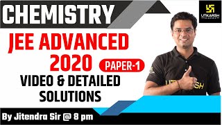 JEE ADVENCED 2020 SOLUTION | CHEMISTRY | BY JITENDRA SIR screenshot 5