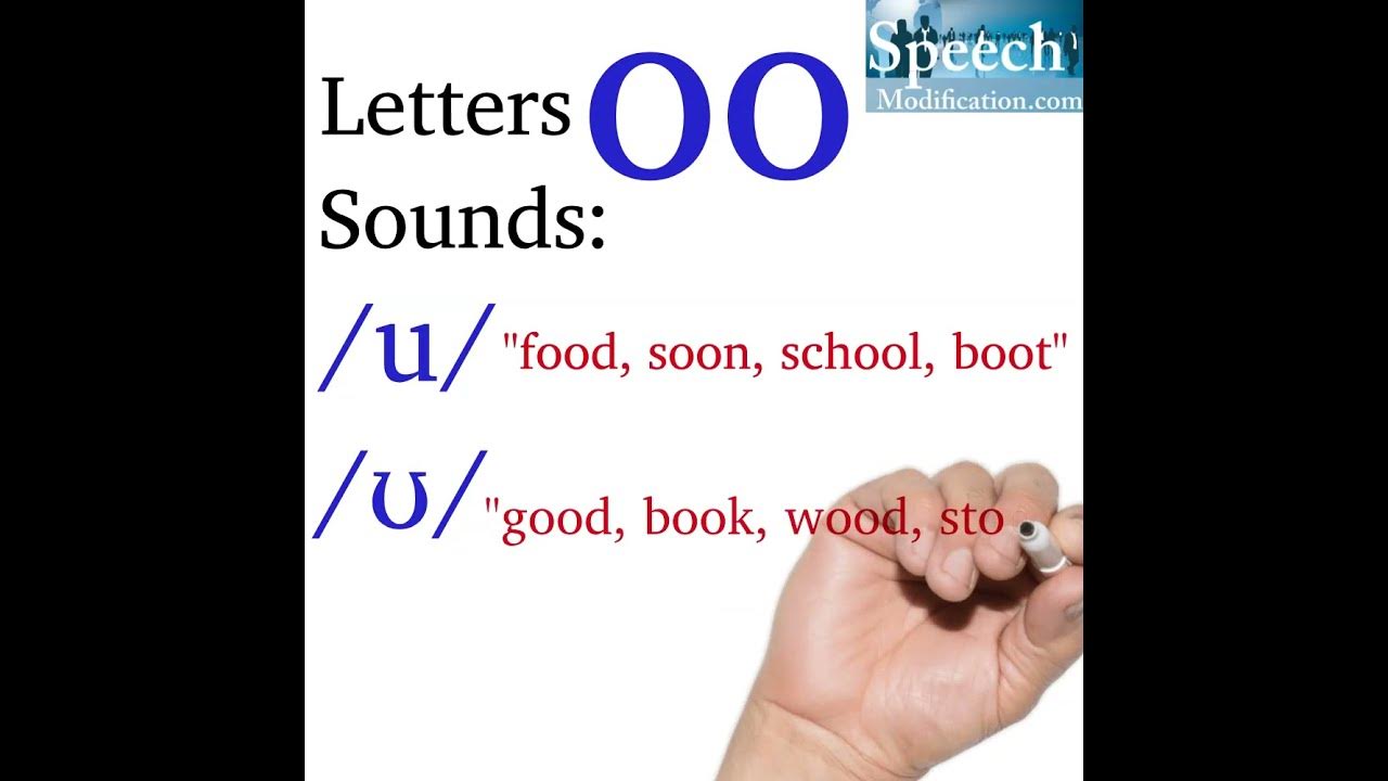 Sounds of Letters OO (American English Vowel Sounds and Spelling) How to  Pronounce Double O 