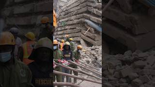 Rescuers Search For Survivors After Nairobi Building Collapse