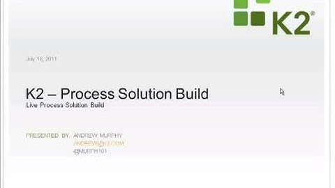 Live Process Solution Build Video