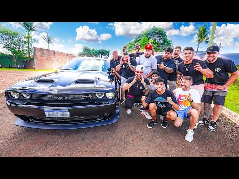 REAÇÃO DOS MEUS AMIGOS AO VER MEU CARRO NOVO DE 800CV!