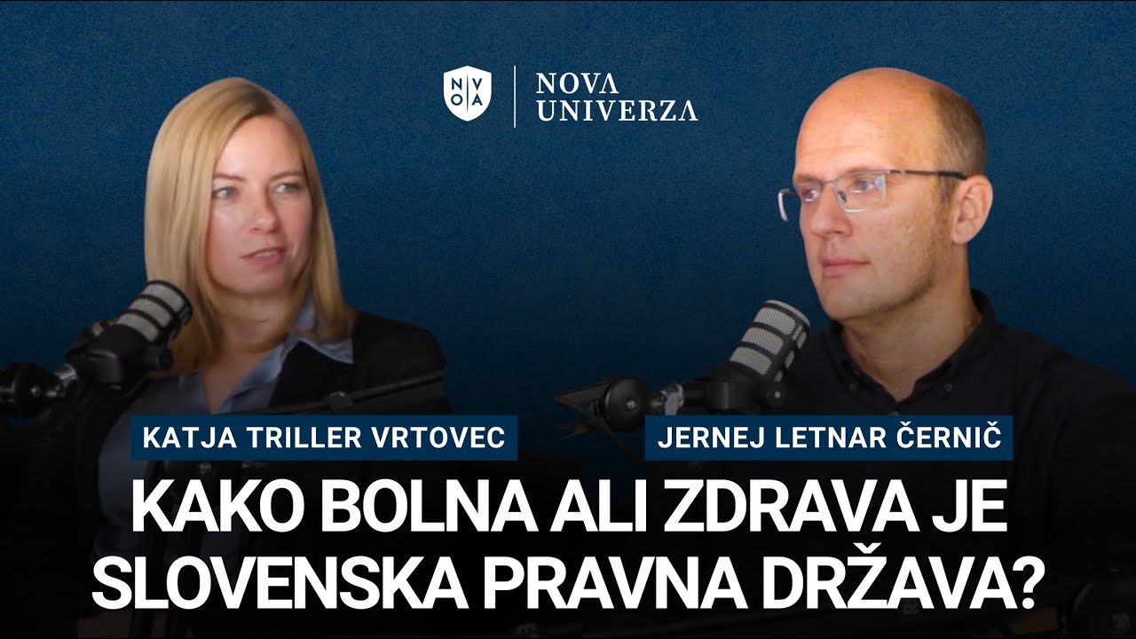 Podcast Začuti Novo univerzo - #4 - Kako bolana ali zdrava je slovenska pravna država?