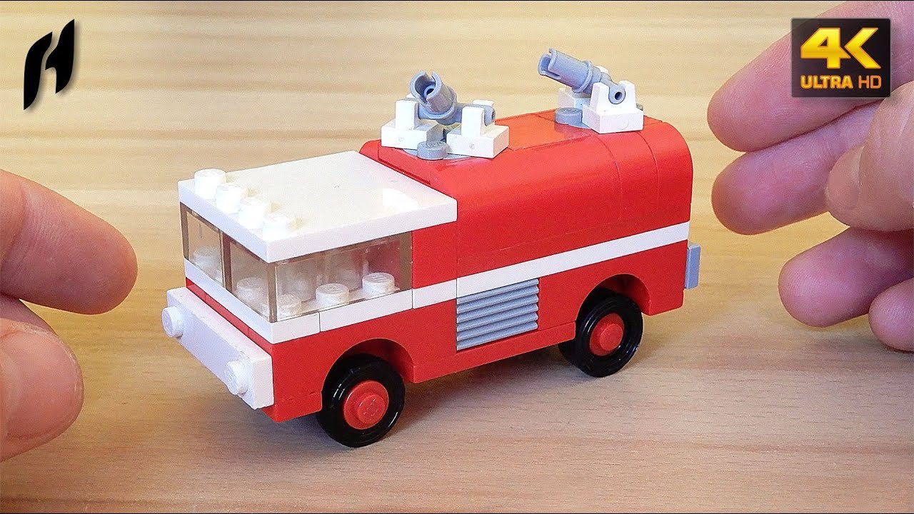 how to make a lego fire truck