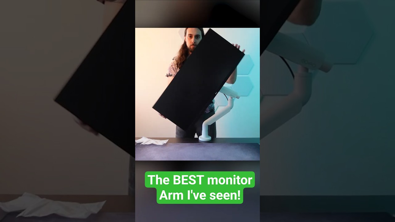 THIS is the BEST Monitor ARM I've ever seen!! CoFo Zero Gravity!