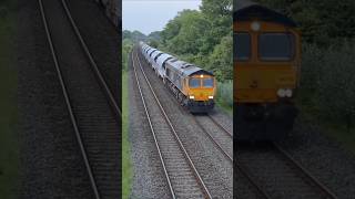 GBRd class 66735 #class66 #gbrf #train #railway #trainspotting #rail #cargo #tracks#railroad #track