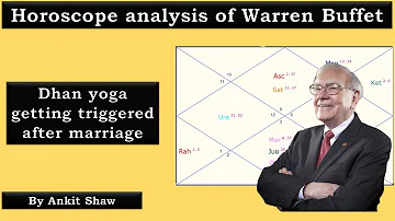 Warren Buffet's kundli analysis| Yoga to become an investor | Ankit Shaw