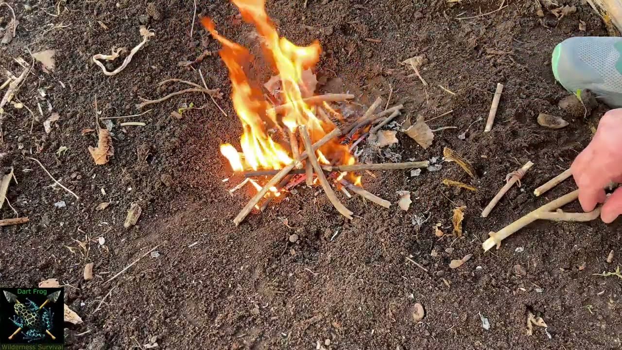 Fire Building - Ferro Rod - 3 types of natural tinder and one cheat method