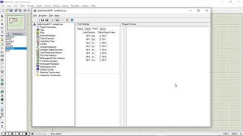 FLIP-FLOP LED ATMEGA32 (PROTEUS 7 & CVAVR)