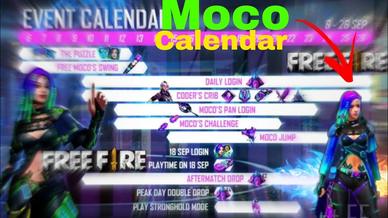 elite moco calendar ❤️|full ditile all rewards🔥🙏