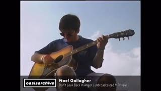 Noel Gallagher | Don’t look back in anger | Live unbroadcasted mtv video 1995