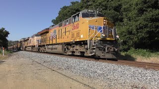 Union Pacific Oil Cans - A Chase Down The Coast Line - 4K