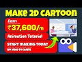 Make professional 2d animation  2d animation tutorial  wondershare anireel