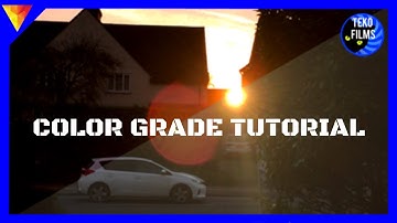 How To Color Grade (And Vignette) in Hitfilm 4 Express