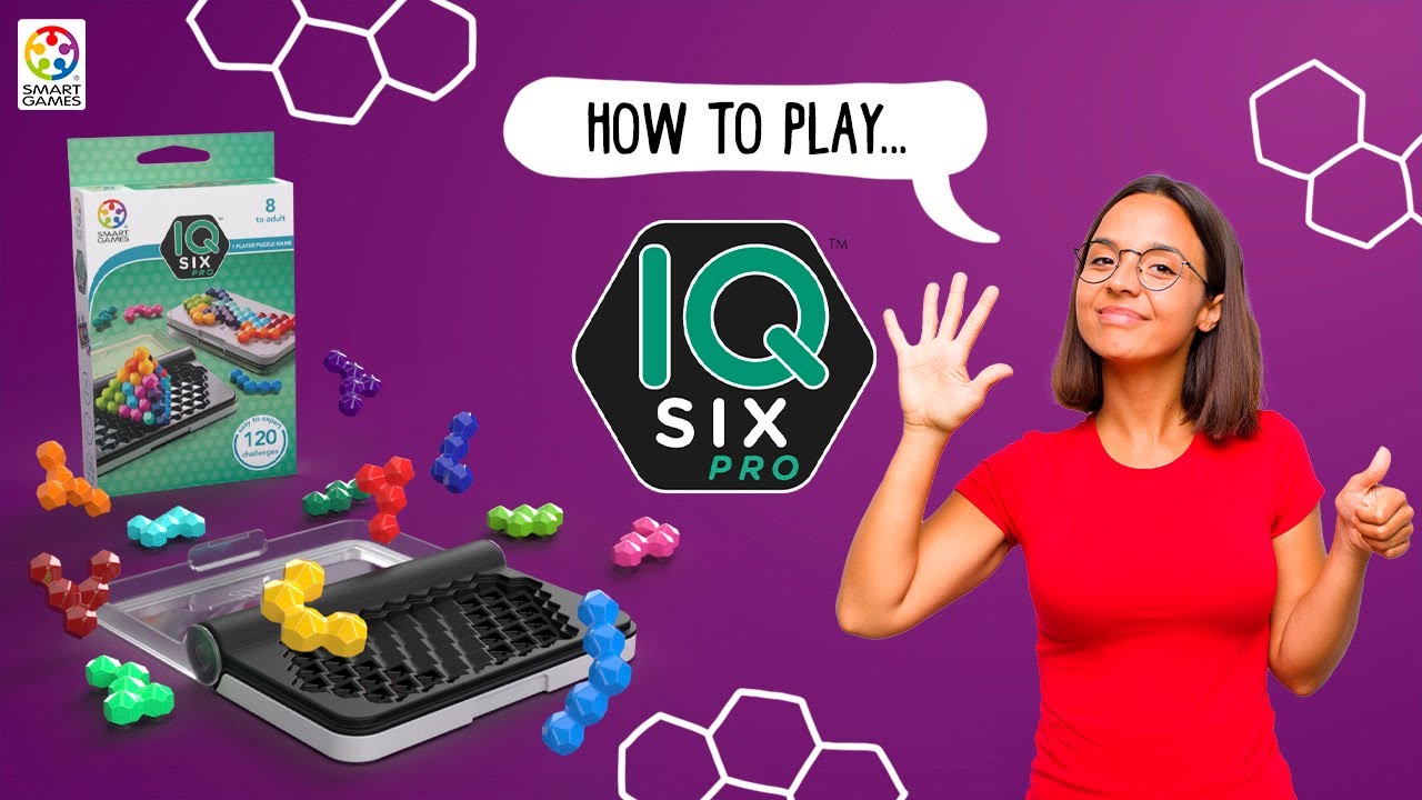 Smart Games - IQ-Six-Pro - Educational Brainstorming - Multi-Level Strategy  Game and Skill Building - Logic and Thinking Game - 8 Years + - 1 Player -  Multilanguage - 524540., Board Games -  Canada