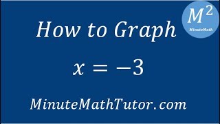 How to Graph x=-3