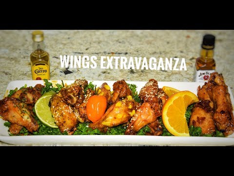 Chicken Wings 5 Ways - Super Bowl Wings Appetizer - Best Wings Recipes