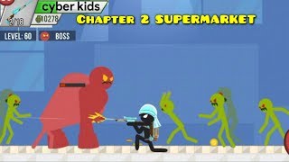 第4ゾンビボスチャプター2レベル56-60棒人間ゾンビシューターゲームby aurecas screenshot 5