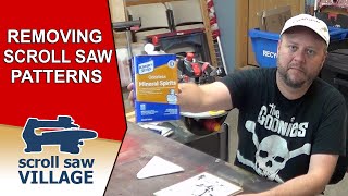 Removing Scroll Saw Patterns From Your Work-Piece In this video, I show you several easy ways to remove your scroll saw pattern from your work piece. This is a follow-up to the