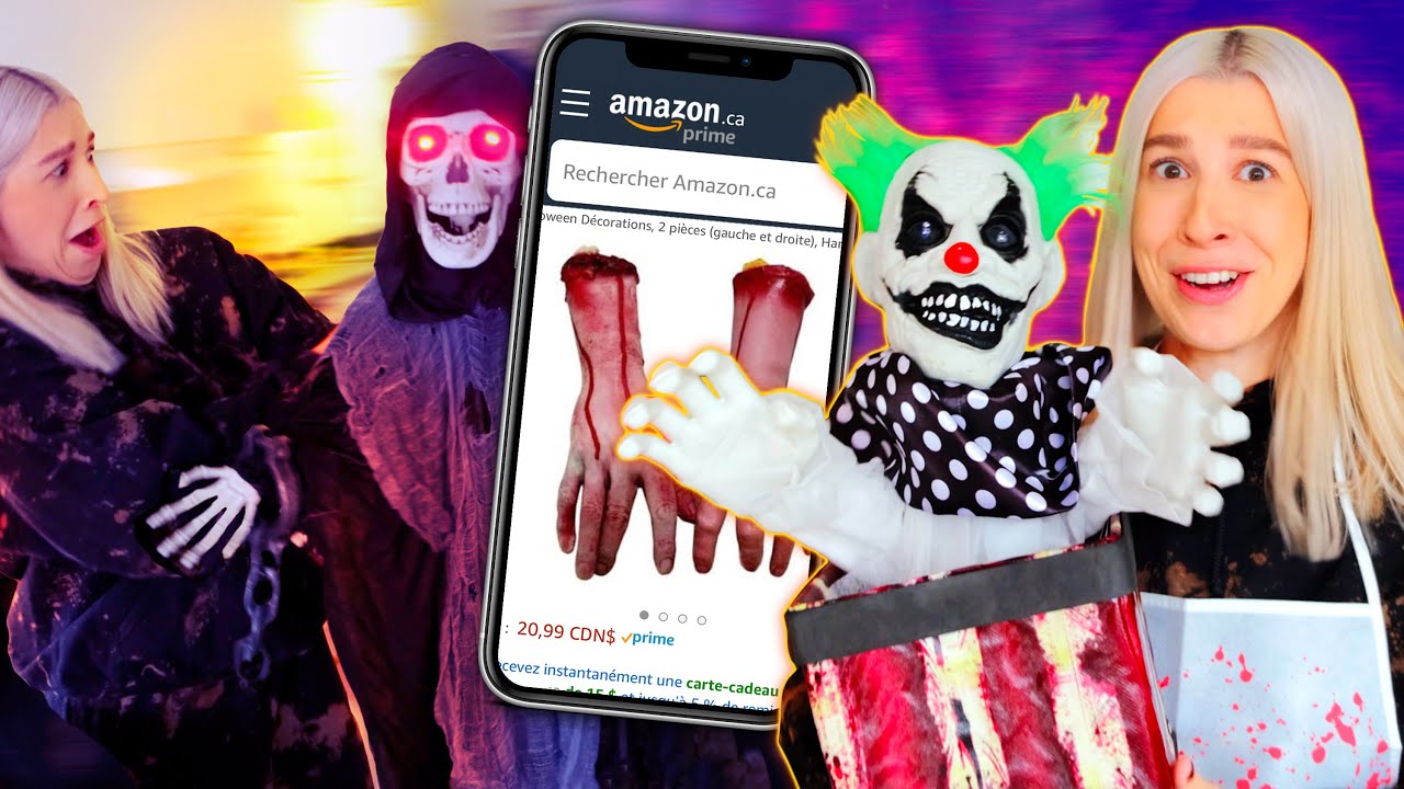 J'ai commandé de la déco d'Halloween *QUI FAIT PEUR*! est-ce que c'est