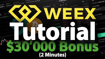 Weex Exchange Tutorial: Create an Account, Claim Deposit Bonus, and Deposit Funds (2 Minutes)