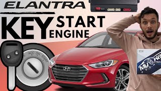 Hyundai Elantra 20172019 Remote Auto Starter install / key ignition version |MyKey Premium.