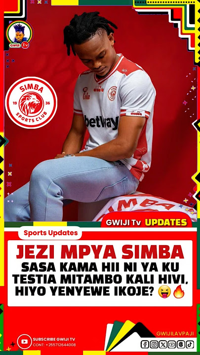 JEZI MPYA SIMBA NI🔥#simbasc #trending #funny #viralvideo #viral #shorts #fyp #football #duet #life