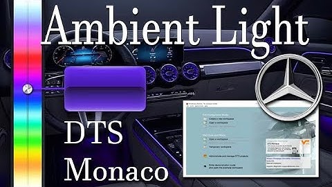 Ambient Light Menu Activate - Mercedes Benz - DTS Monaco
