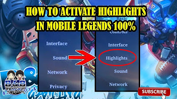 How to activate highlights video recording in mobile legends 2023 | Tagalog