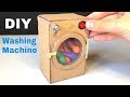 How to Make Amazing Mini Washing Machine from Cardboard