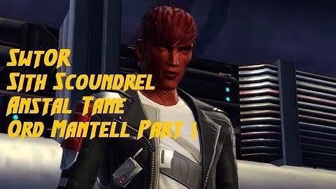 SWTOR - Scoundrel Playthrough Anstal Tane - Ord Mantell Part 1