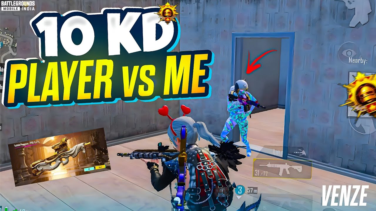 10 KD Player Challenged Me… What Happened Next Will Shock You 🤯 | BGMI 4.2