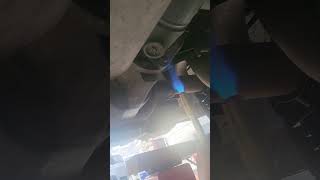 Stuck driveshaft bolts? Do this simple trick! #automotivetips #automobile #cartok #diy