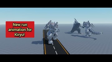 New run animation for Kiryu! in Project Kaiju