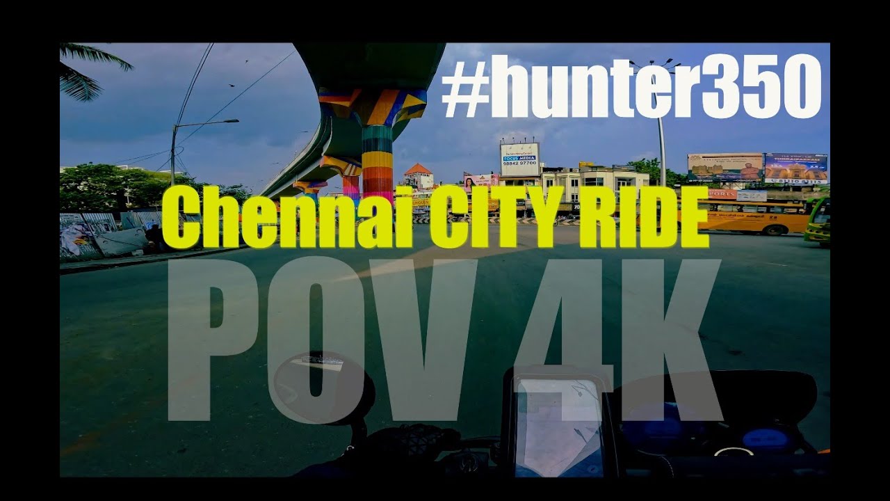 Hunter 350 Chennai City Ride | Local Roads, Traffic & Vibes | Motovlog | 2025