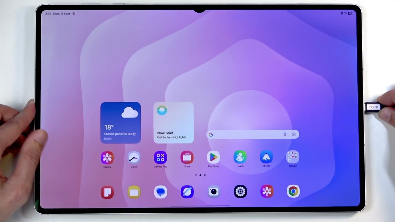 SAMSUNG Galaxy Tab S11 Ultra 5G — полный сброс настроек и удаление заводских данных