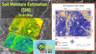 Soil Moisture Estimation in ArcMap | SMI Calculation using Landsat 8 bands