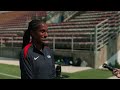 PRE-MATCH MIXED ZONE: Naomi Girma | July 27, 2024