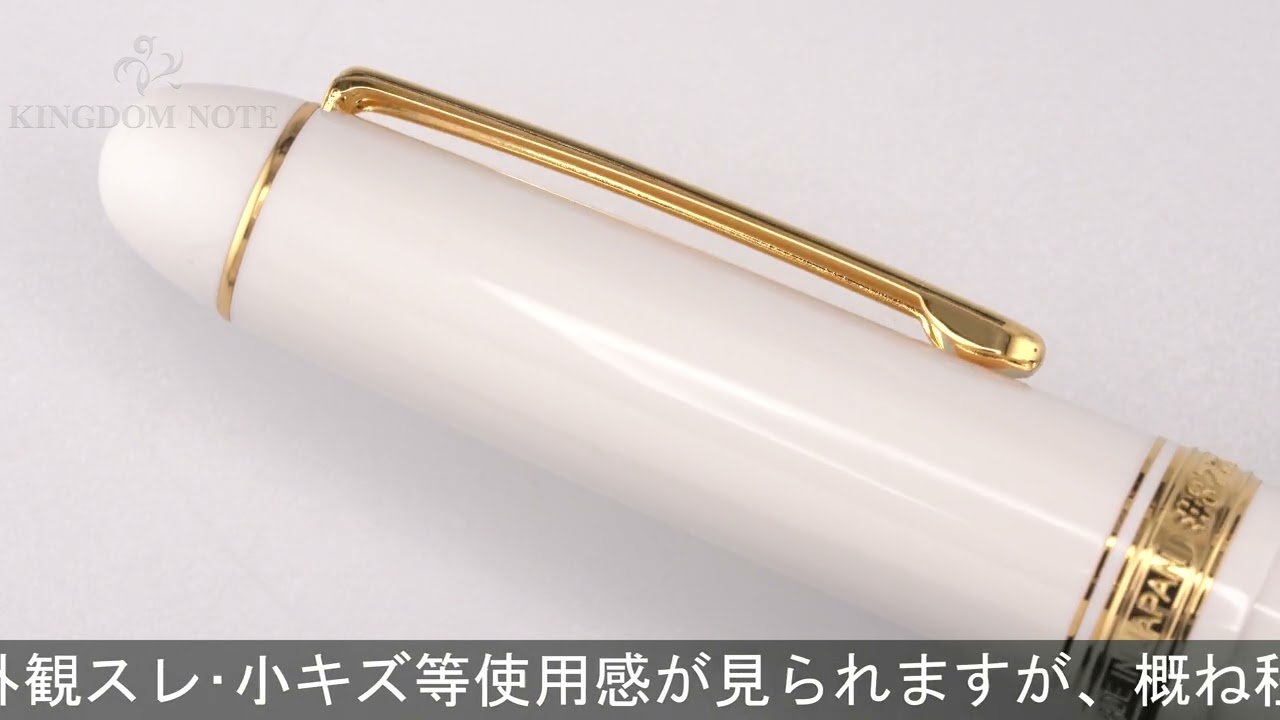 PLATINUM プラチナ 万年筆 #3776 センチュリー シュノンソーホワイト