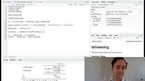 Econometrics: Applying Hypothesis Testing in R