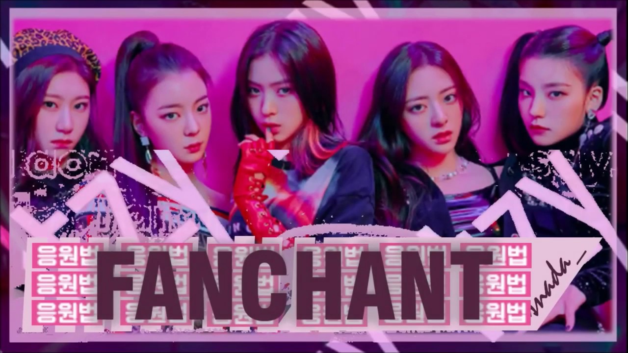 Itzy Fanchant Names Order - itzy 2020