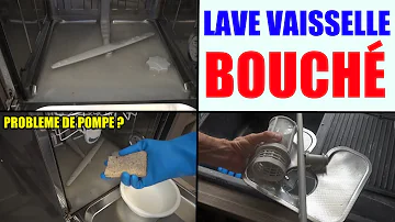 Comment vider l'eau dans le lave-vaisselle ?