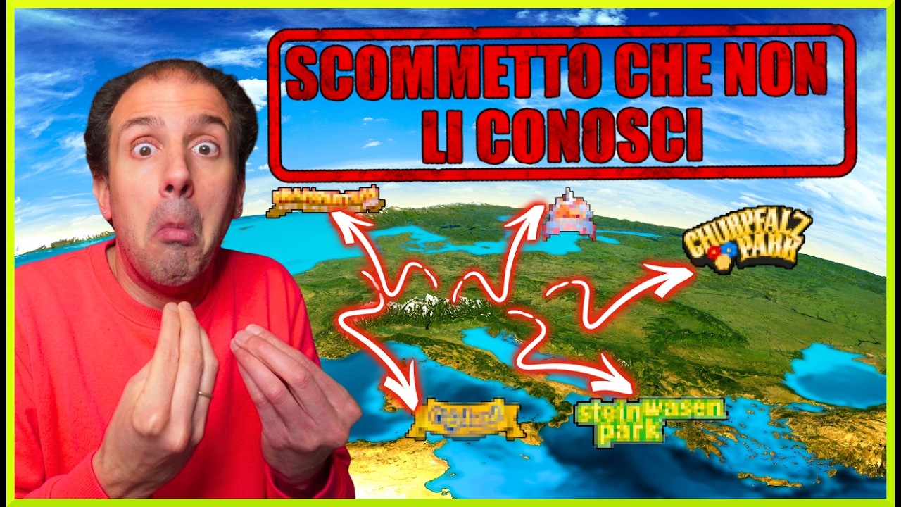 5 PARCHI DIVERTIMENTO in EUROPA che NESSUNO CONOSCE